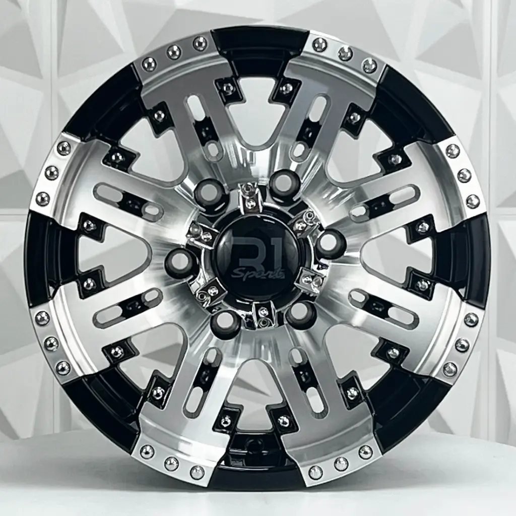 RIN 15X7 6-139.7 R1 SPORT JCW269 BLACK MACHINE FACE ET-2 CB108.2