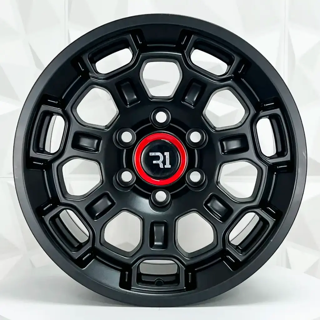 RIN 20X9 6-139.7 R1 SPORT QC1833 MATT BLACK ET15 CB106.1 